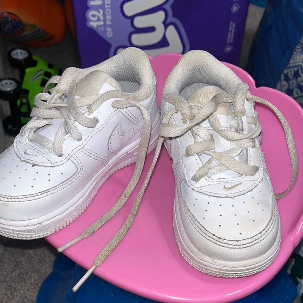Nike White Kids air forces
